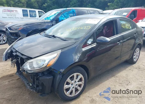 2015 Kia Rio Lx из США, поврежденный, VIN KNADM4A36F6443147